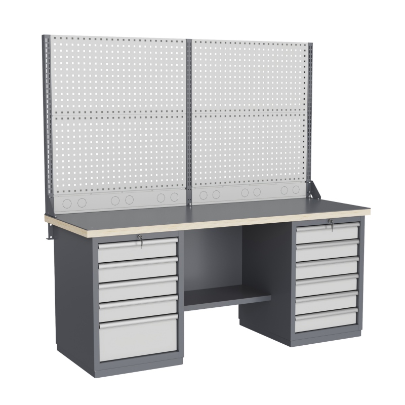 Верстак слесарный FBK 205.56.4-2R Верстакофф 216233