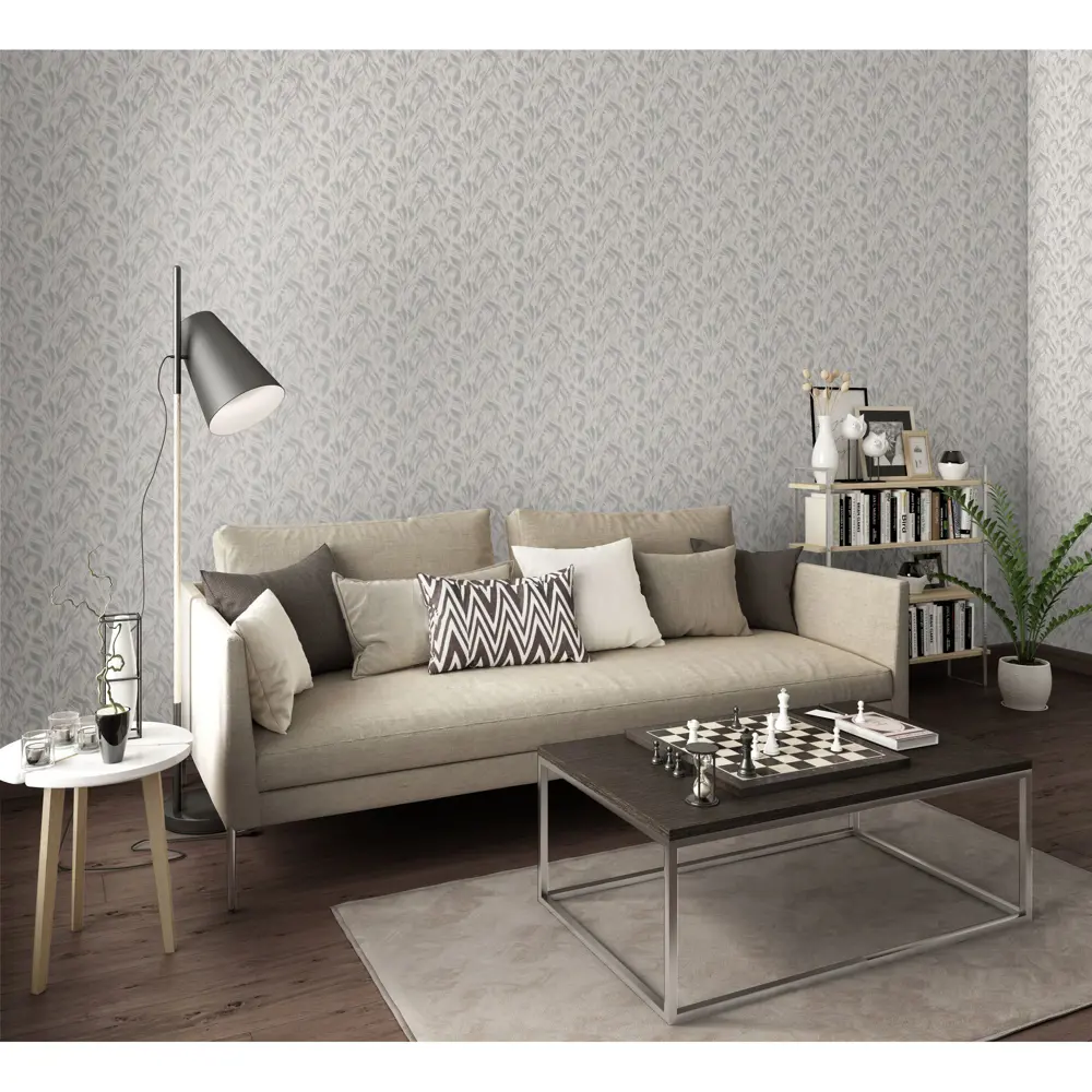 Обои флизелиновые Home Color Flame серые 1.06 м 362-14 STLM-2049482 - Вид №3