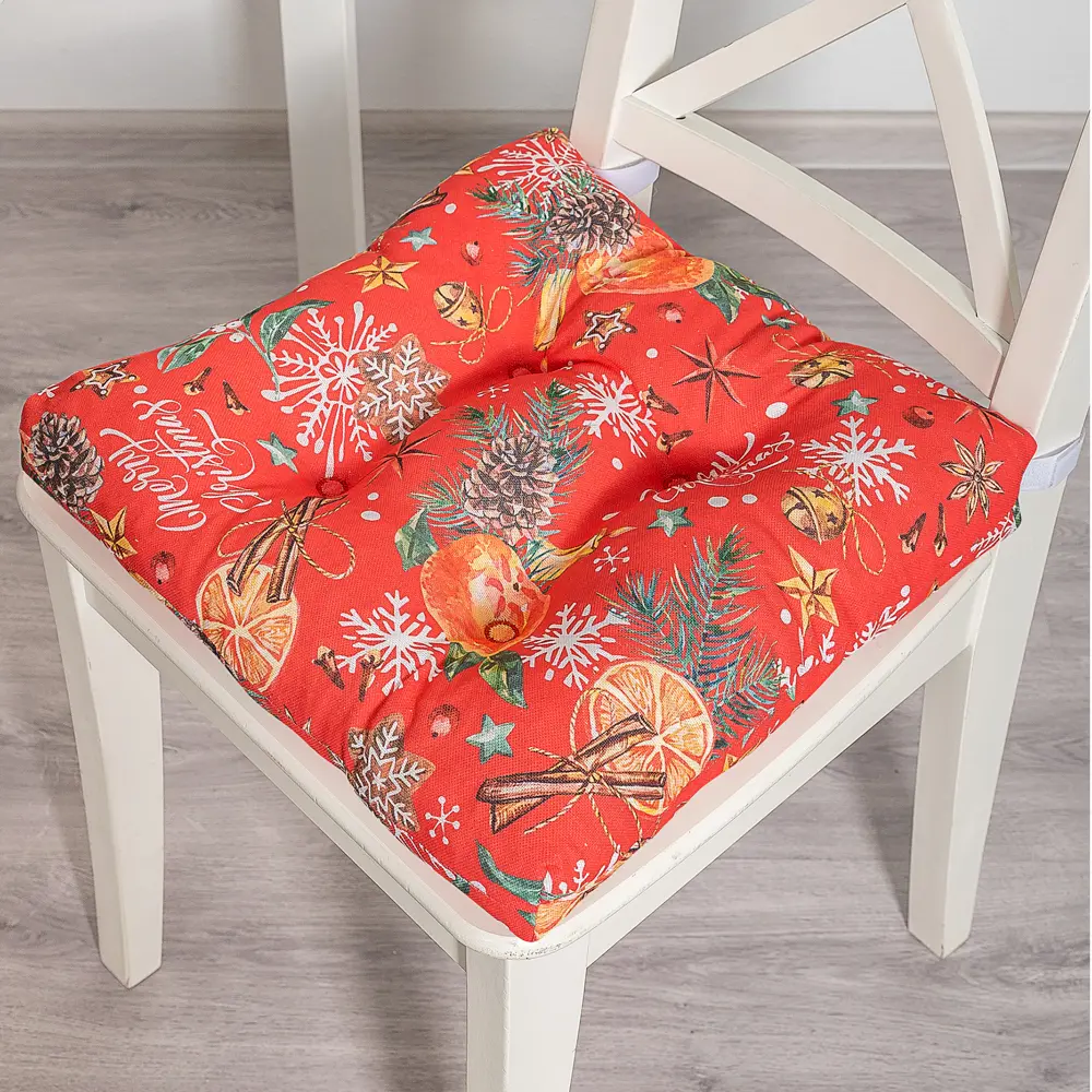 Сидушка Altali Пунш 40x40 см цвет красный STLM-2077761 - Вид №5