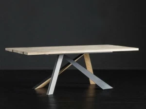 AltaCorte Прямоугольный деревянный обеденный стол Ecolab 2 Lb-ta850112l