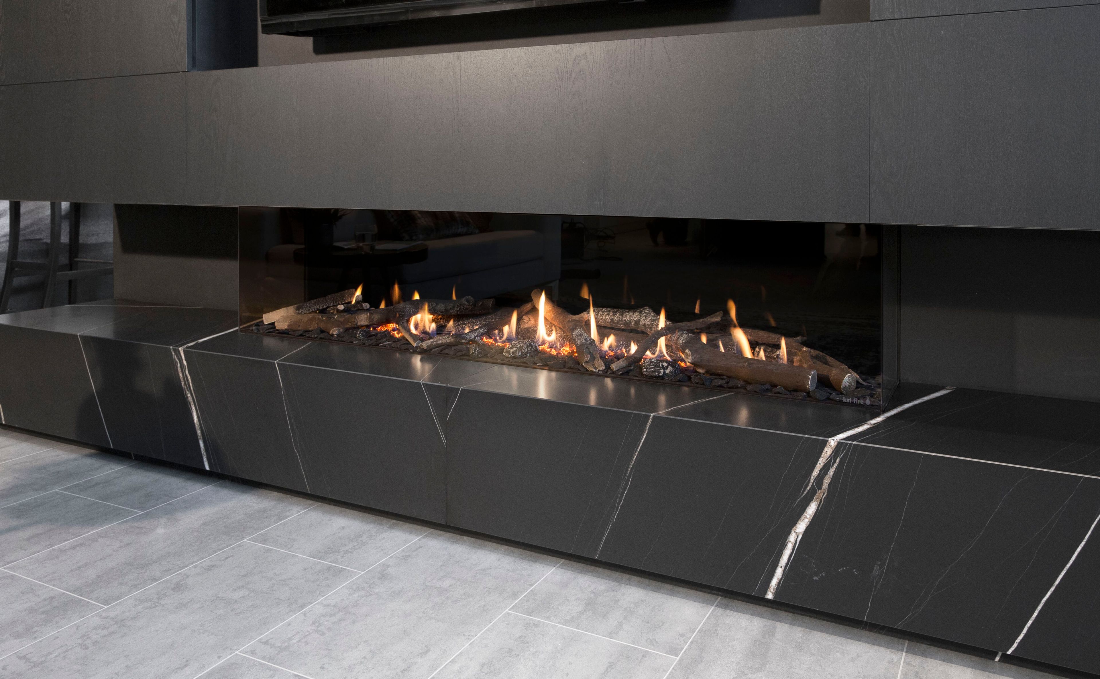 Газовый угловой камин KALFIRE G170/37S ARCH-00092648 - Вид №2