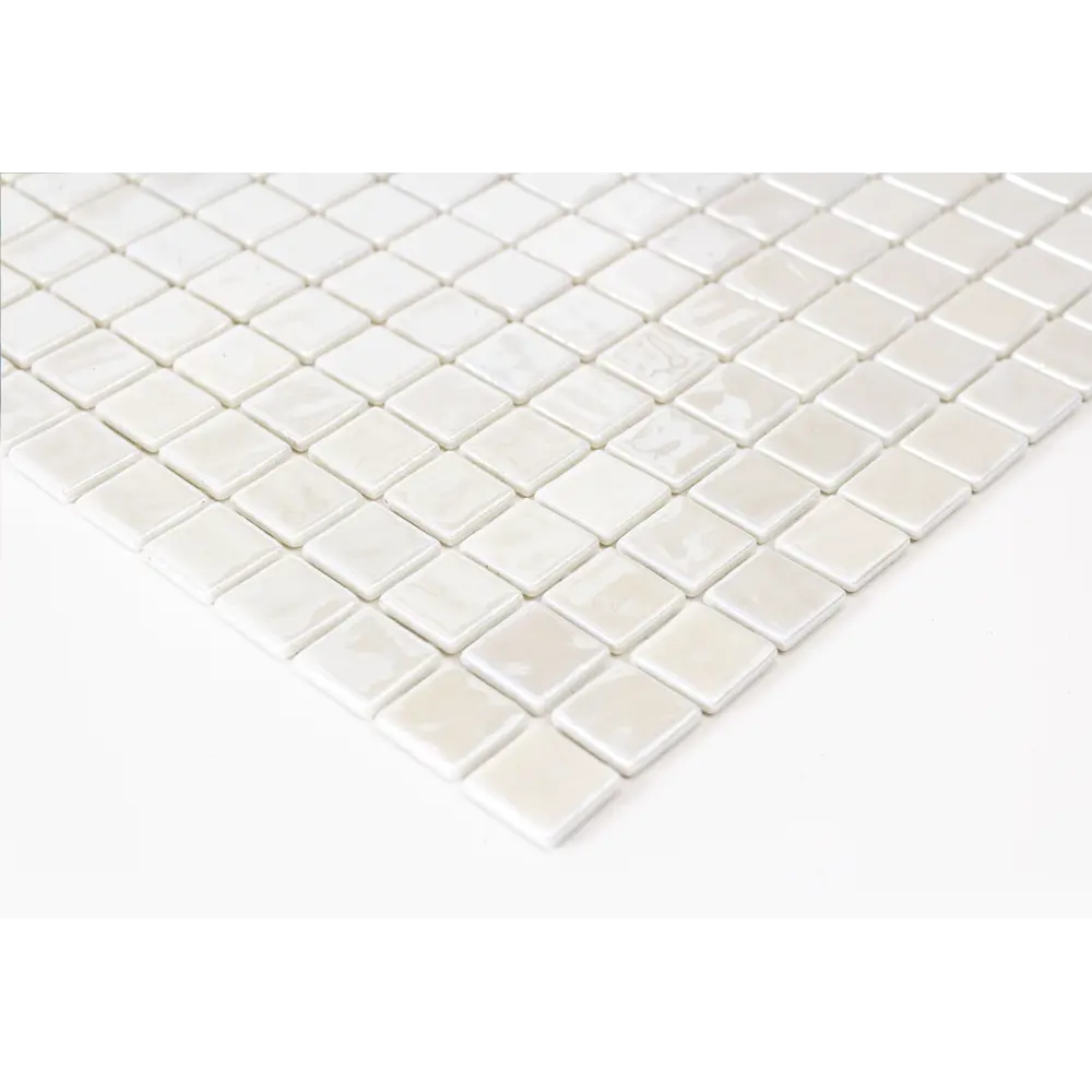 Мозаика Pietra Opalo Blanco стекломасса 31.1x4.9 см цвет белый Santreyd Мозаика Onix STLM-2075228 - Вид №3