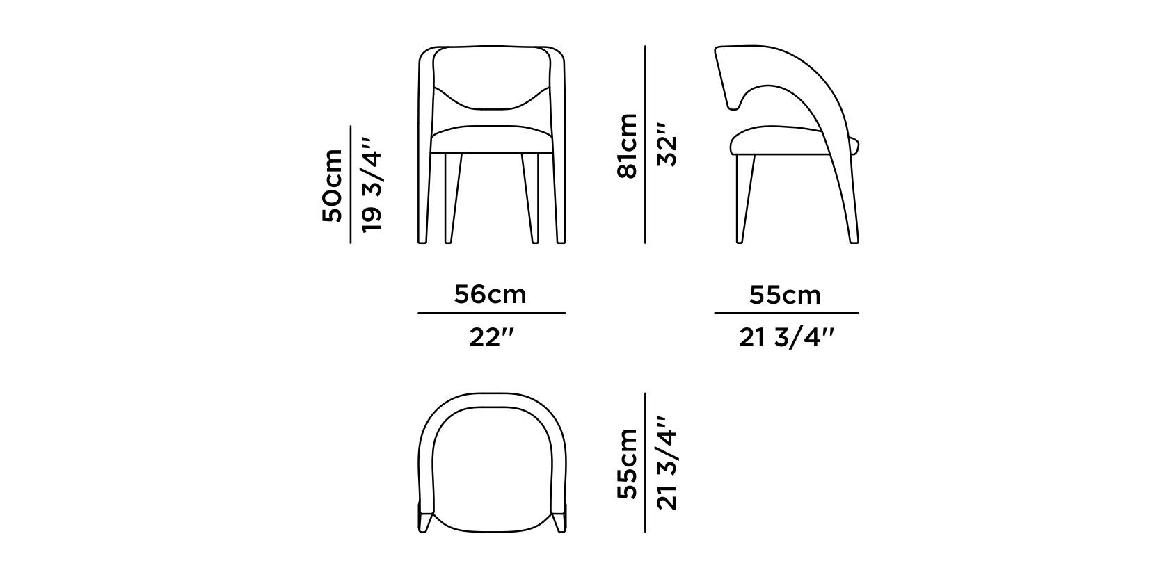 Кожаный мягкий стул с подлокотниками Greenapple Laurence ARCH-00115770 - Вид №12