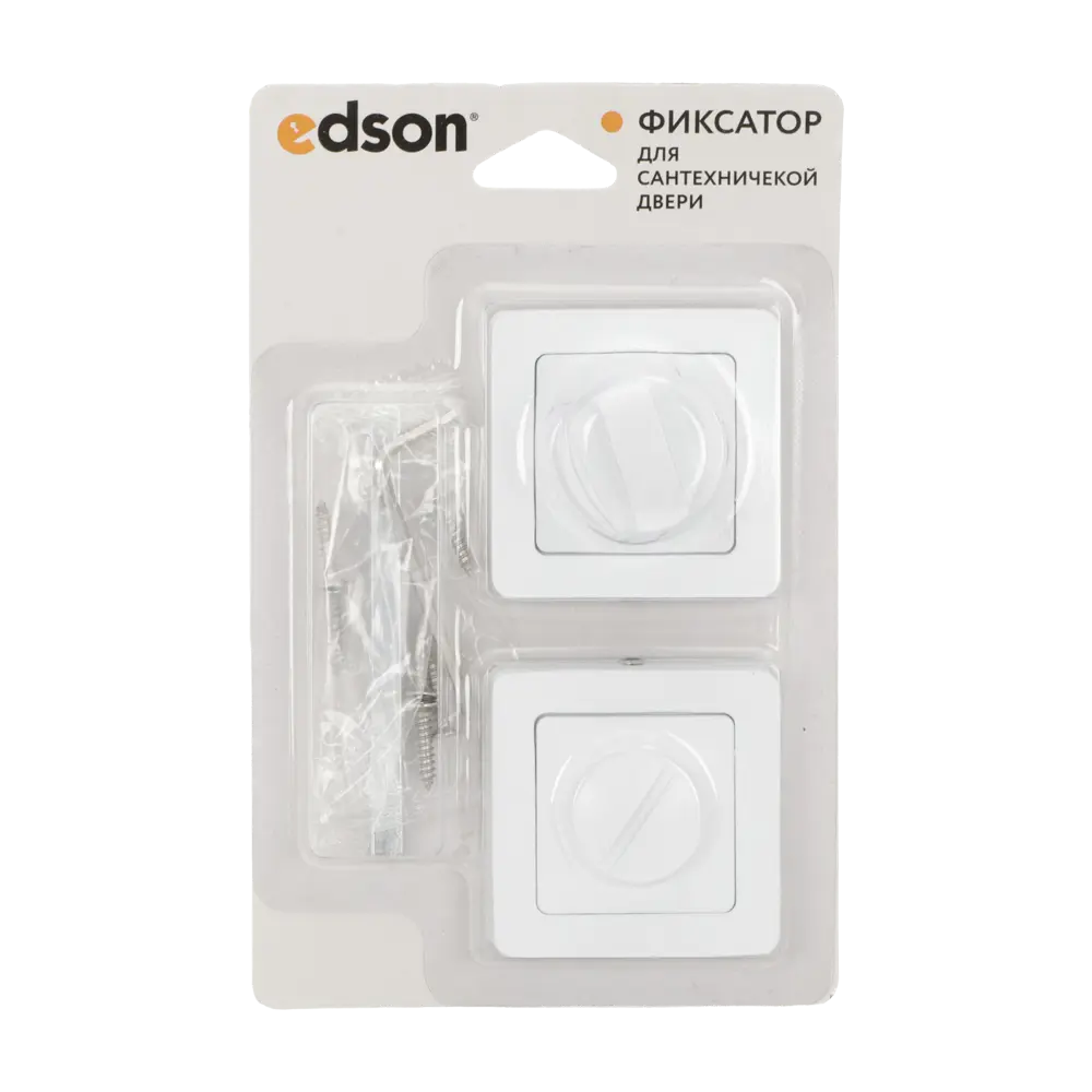 Завертка дверная Edson EDS-WC-Q1 алюминий цвет белый STLM-2098855 - Вид №2