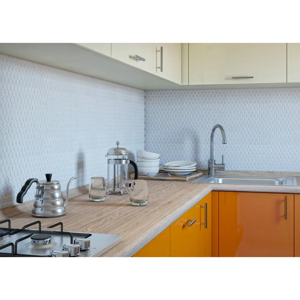 Мозаика Artens 30х26 см керамическая цвет белый STLM-2177226 - Вид №4