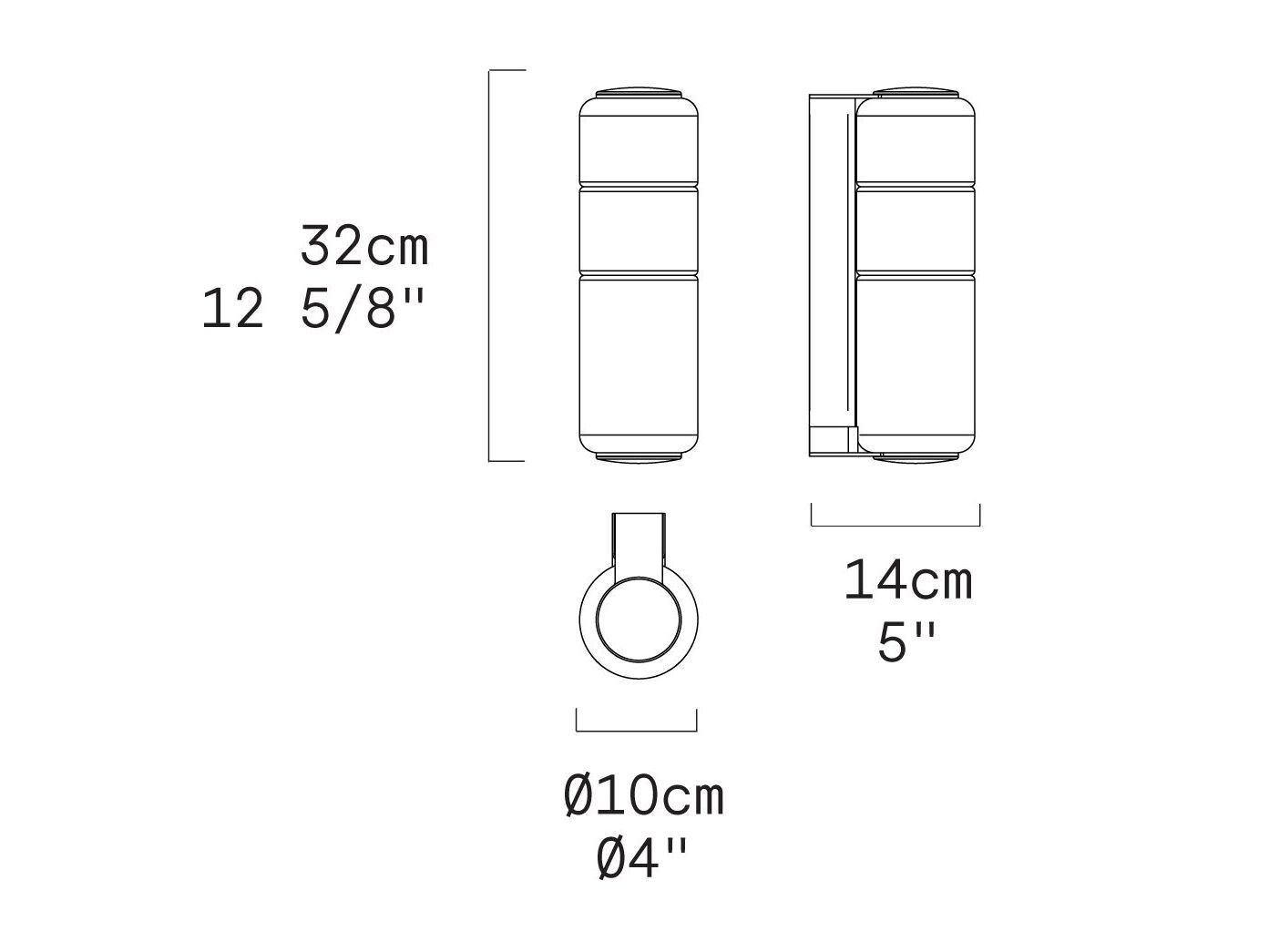Боросиликатное стекло настенный светильник / потолочный светильник Leucos штабелирование ARCH-00091283 - Вид №8