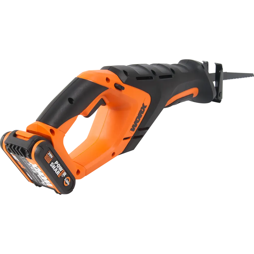 Сабельная пила аккумуляторная Worx WX508, 20 В Li-ion 2 Ач STLM-2053554 - Вид №2