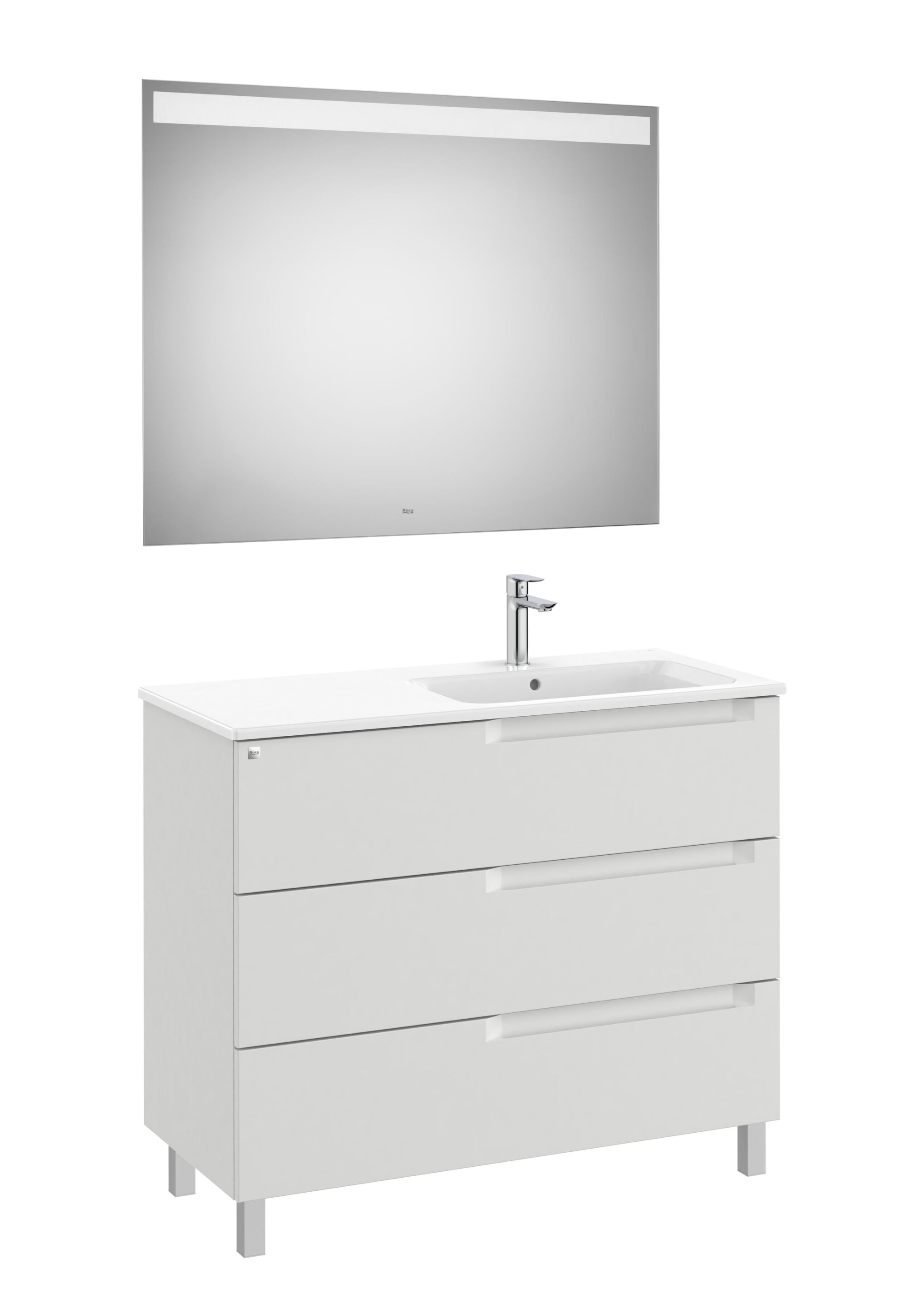 Деревянный напольный умывальник с зеркалом Roca Aleyda ARCH-00106137 - Вид №24