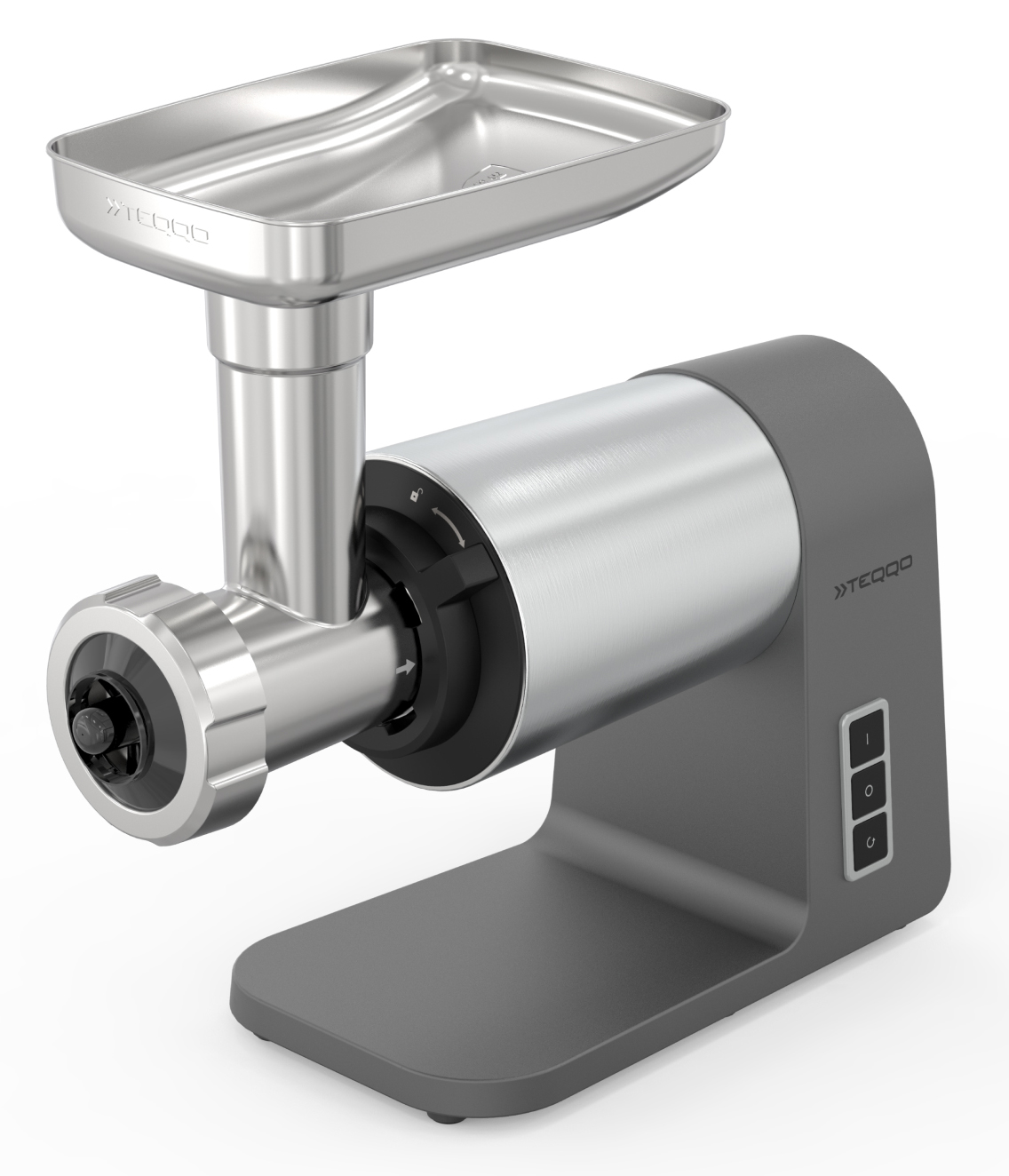 9176133 Мясорубка электрическая TEQQO Grindmaster Steel Plus серый STDN-0077910 - Вид №4