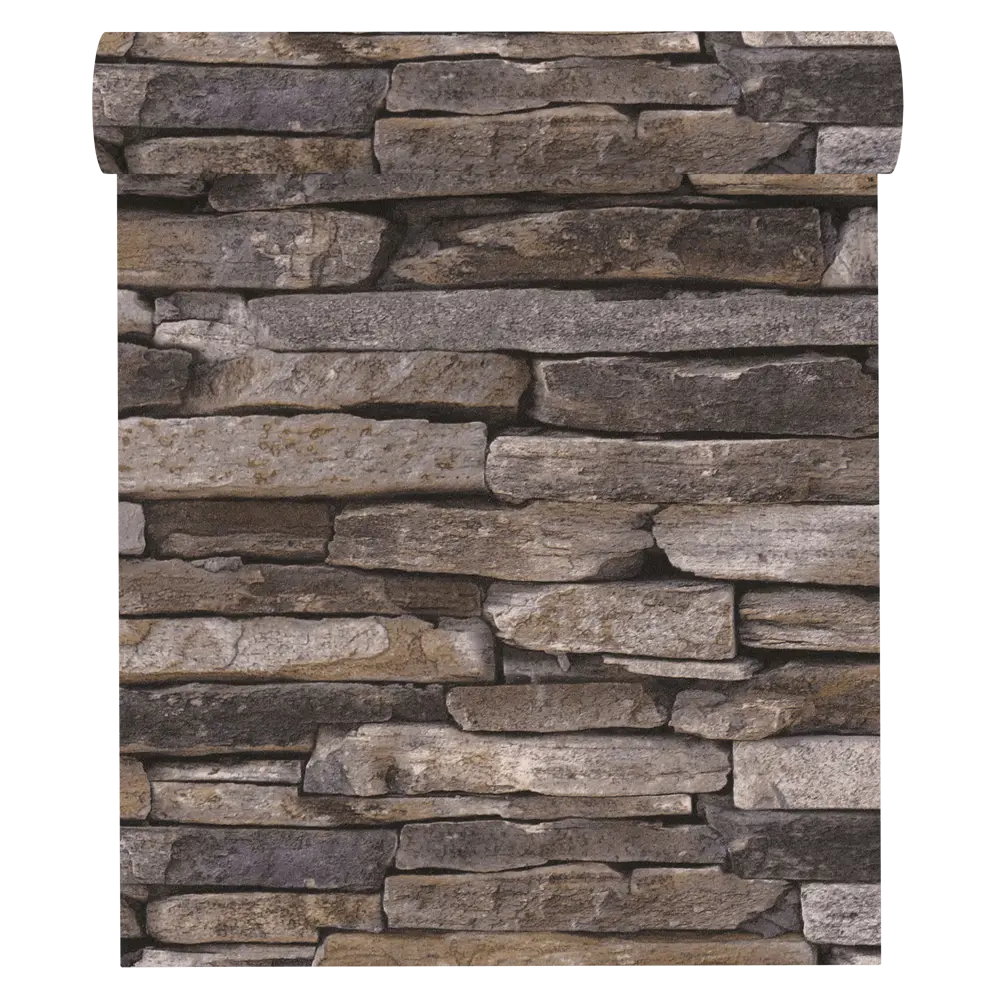 Обои флизелиновые «Камень» бежевые 0.53х10 м AS9142-17 A.S. Creation Wood'nStone STLM-2045631 - Вид №1