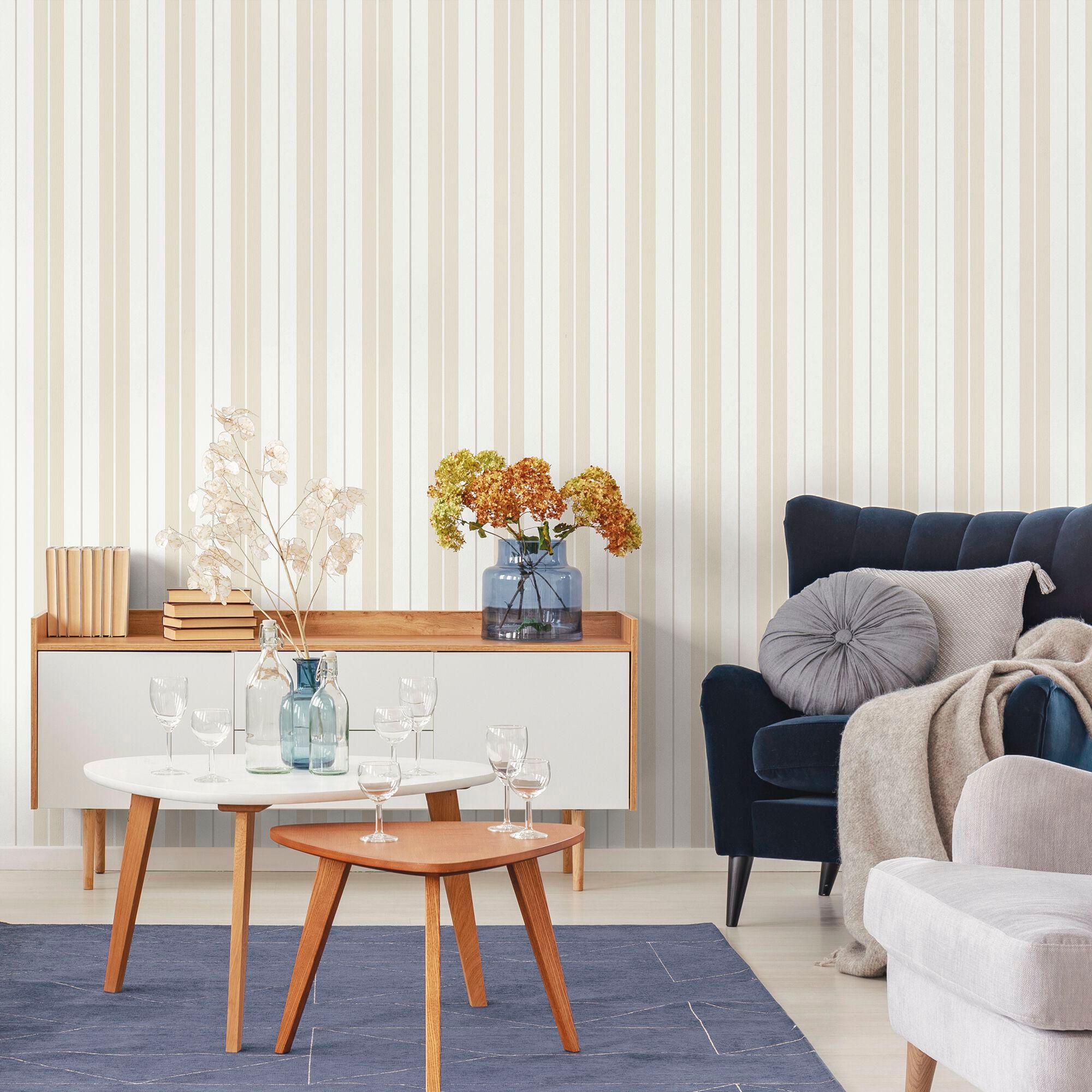 Полосатые обои ICH Essential Stripes ARCH-00035238 - Вид №2