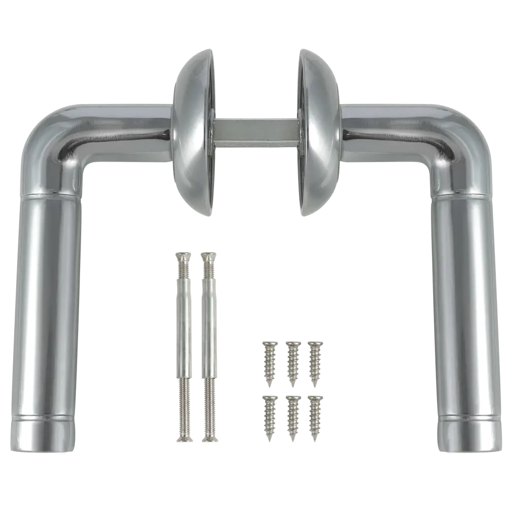 Дверные ручки EDSON EDS-45H-R1 в матовом хроме 85168430 STLM-0059316 - Вид №1