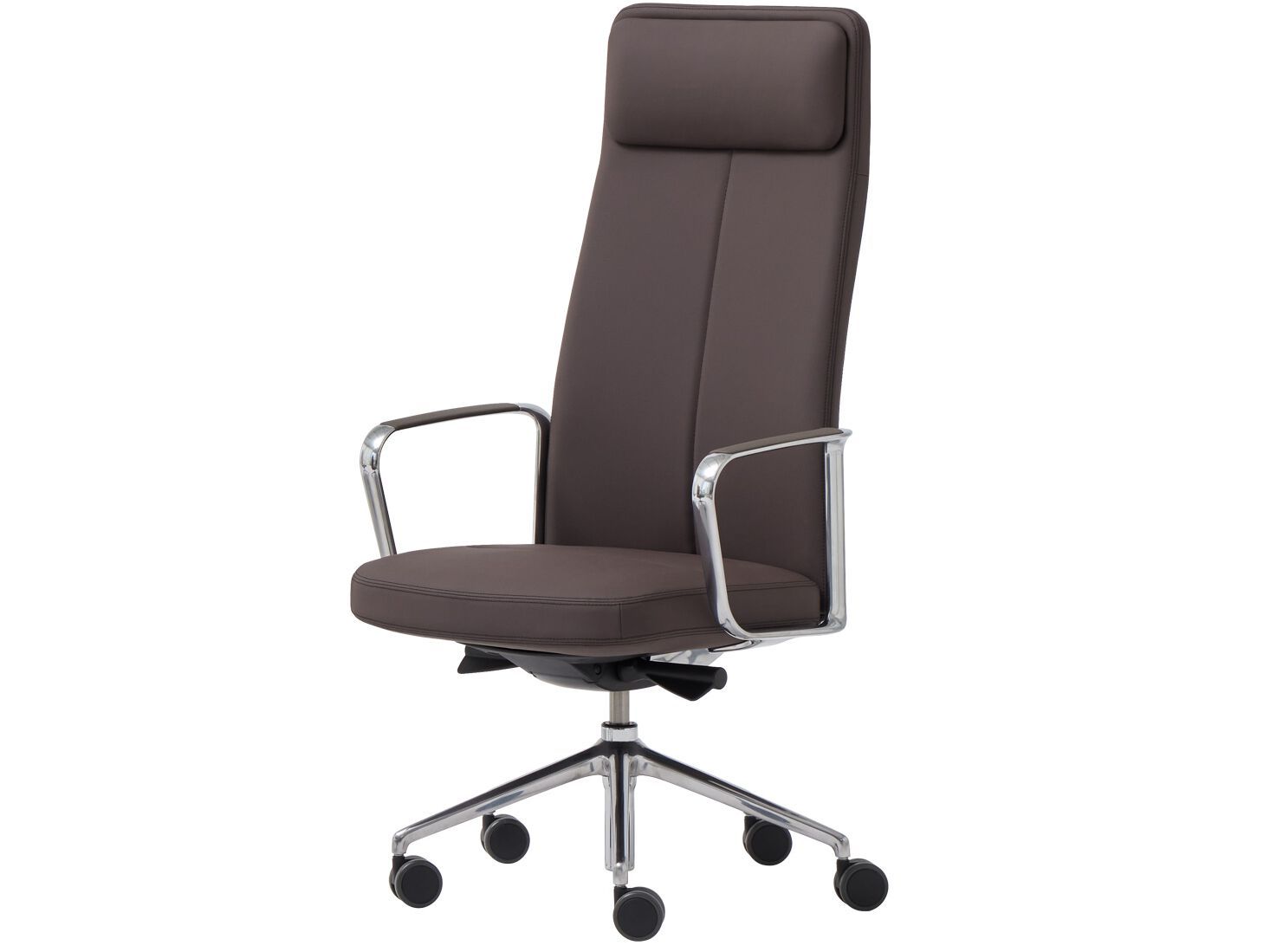 5-спицевое кожаное вращающееся офисное кресло с высокой спинкой INCLASS ZenPro ARCH-00120578