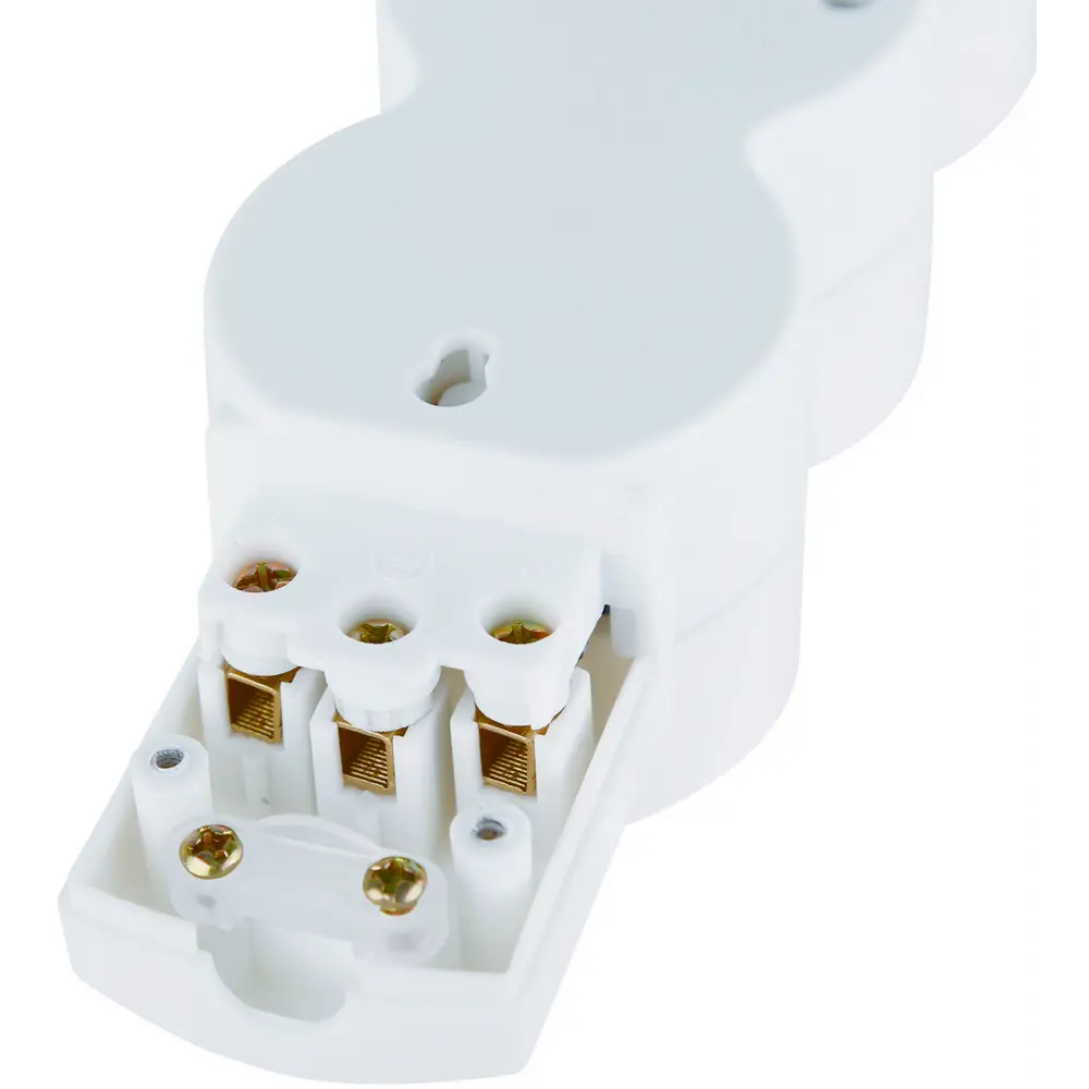 Колодка-удлинитель DUWI с защитными шторками, 3 розетки с заземлением 84722200 STLM-1103760 - Вид №3