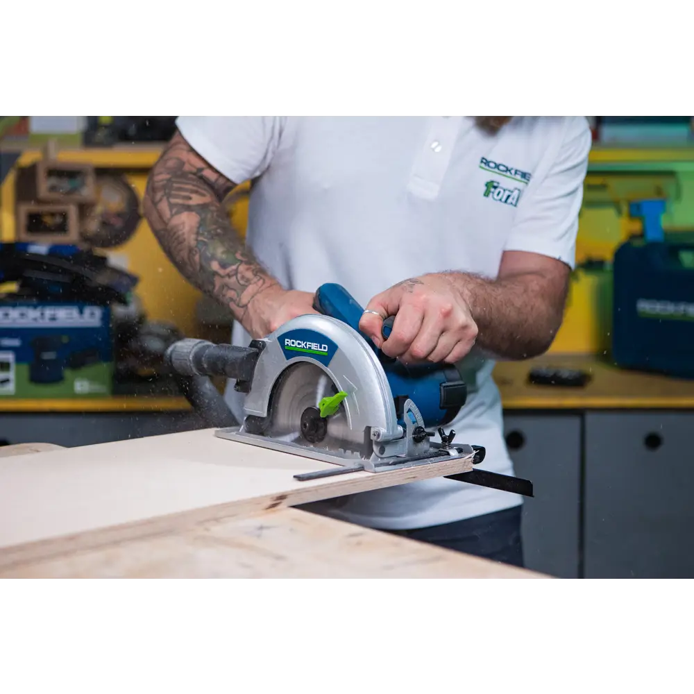 Сетевая циркулярная пила Rockfield RF160CS для точного распила 89366506 STLM-0844028 - Вид №14