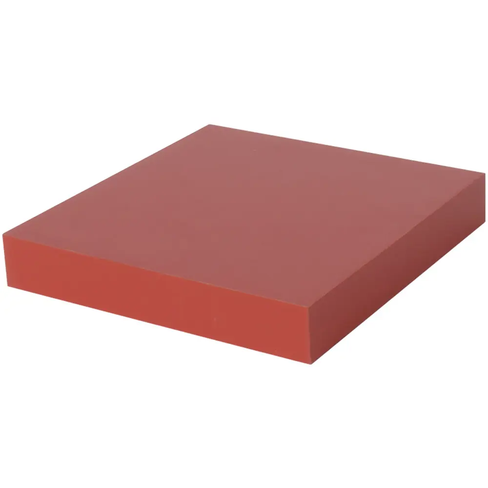 Полка мебельная Spaceo прямая 23x23.5x3.8 см МДФ цвет красный STLM-2139521