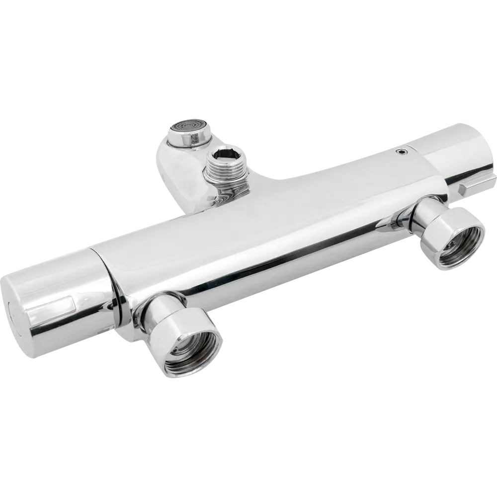 Смеситель для ванны Swedbe Titan термостат двухвентильный цвет хром STLM-2154832 - Вид №1