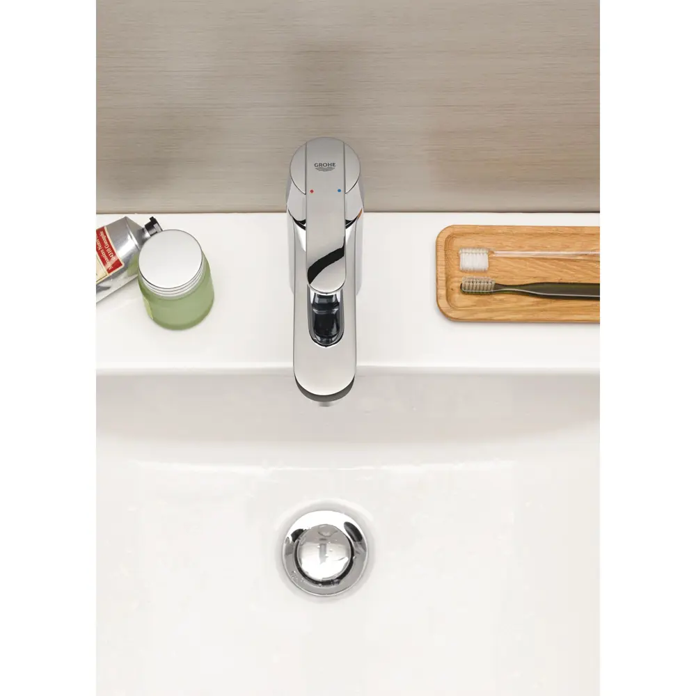 Смеситель для раковины Grohe Get однорычажный цвет хром STLM-2045057 - Вид №3
