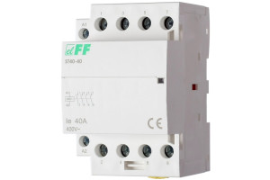 16140080 Модульный контактор F&F с индикатором включения, ST-40-40 EA13.001.004 Евроавтоматика F&F