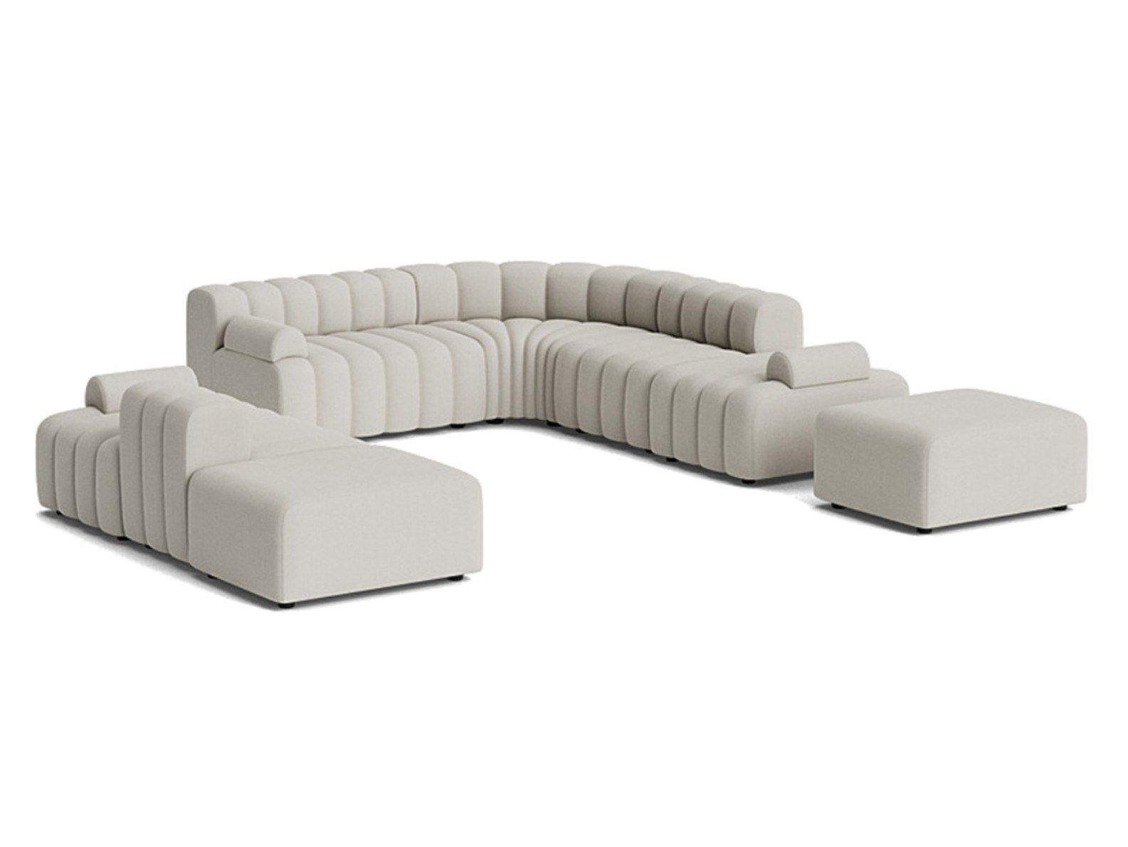 Угловой модульный садовый диван в Sunbrella® NORR11 Studio Outdoor ARCH-00128089 - Вид №1