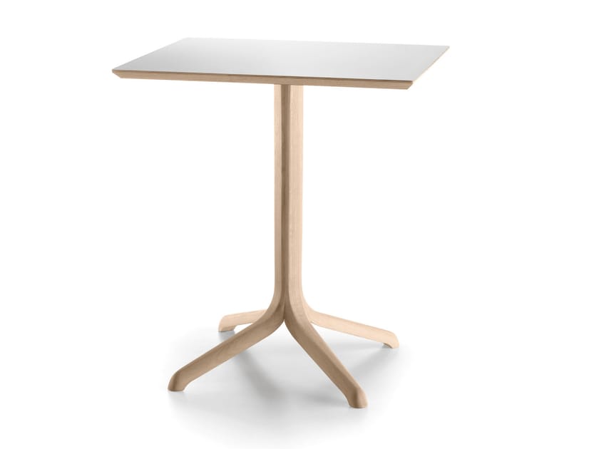 Квадратный дубовый стол со спицами ALKI Jantzi ARCH-00098971