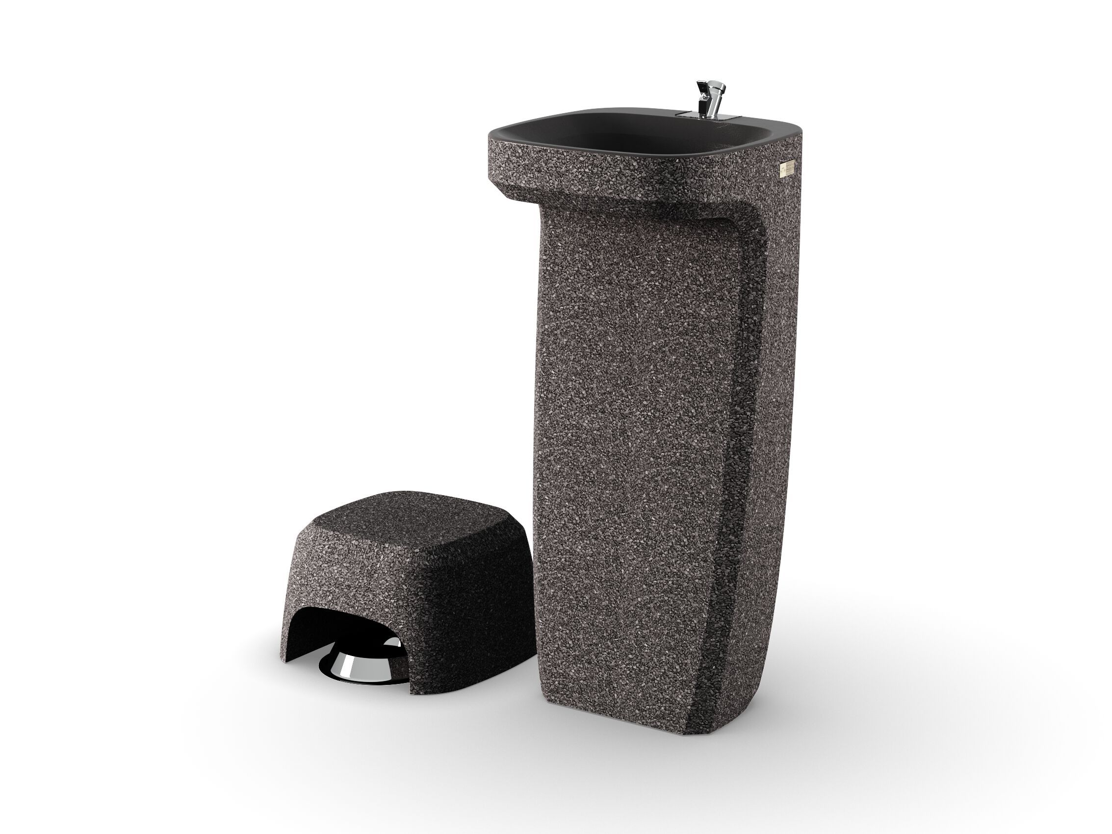 Бетонный пол фонтан Kremen ARCH-00068100