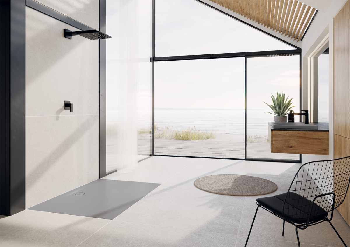 Душевой поддон KALDEWEI Сталь эмалированная 1570-1 448 теплый серый 60 1570-1448 - Вид №8