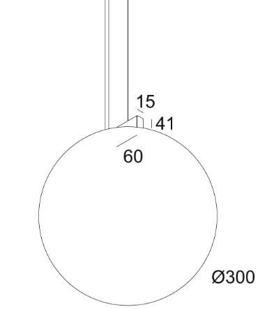 Стеклянный светодиодный подвесной светильник Deltalight ARCH-00131437 - Вид №3