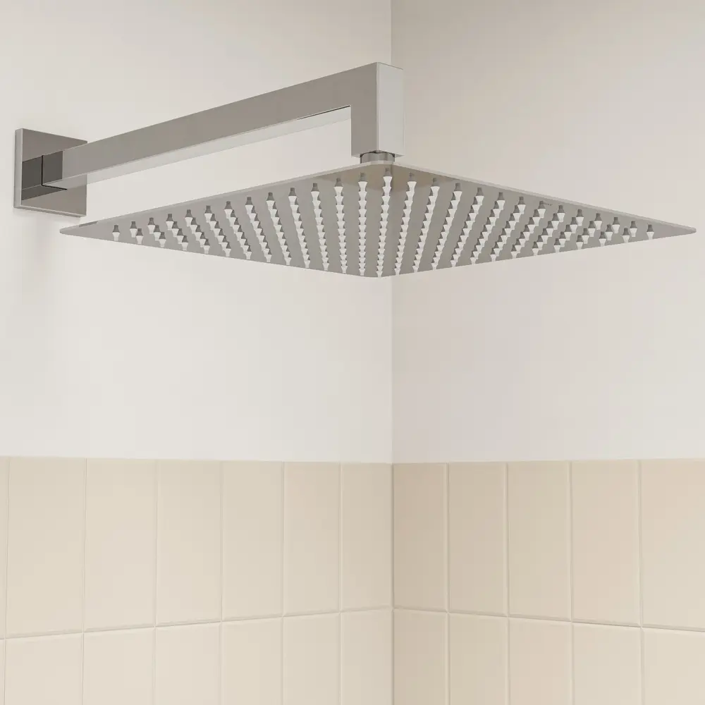 Лейка для верхнего душа Iddis Folk FOL30C0i64 квадратная цвет хром STLM-2147550 - Вид №1