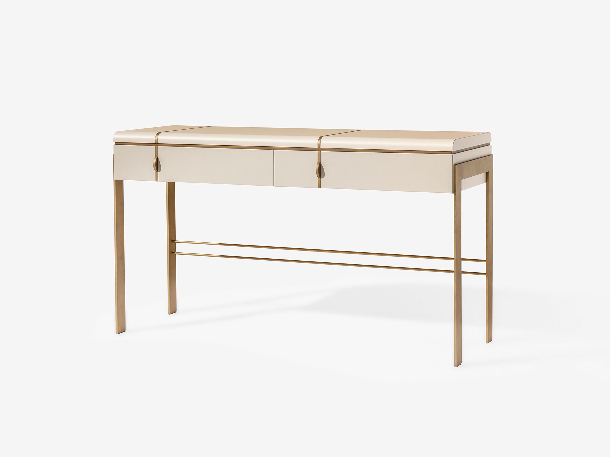 Деревянная прямоугольная консоль с ящиками Carpanese Home Identity ARCH-00036072