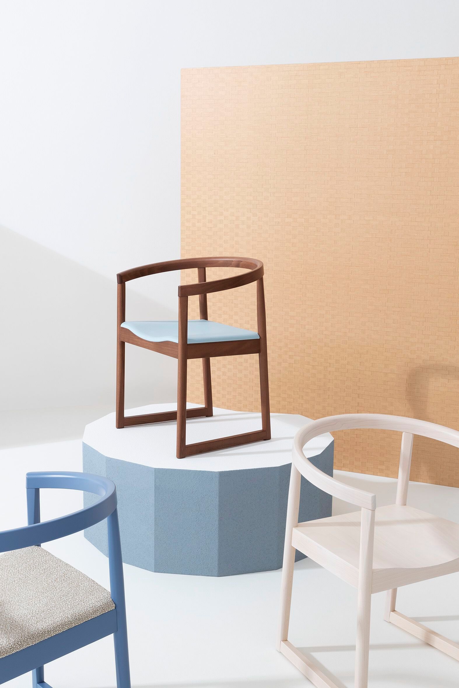 Стул из бука с подлокотниками Billiani Nordic ARCH-00028438 - Вид №7