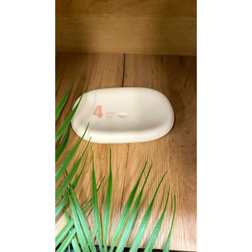 Мыльница Vidage Zepellin полирезин цвет белый розовый STLM-2147040 - Вид №1