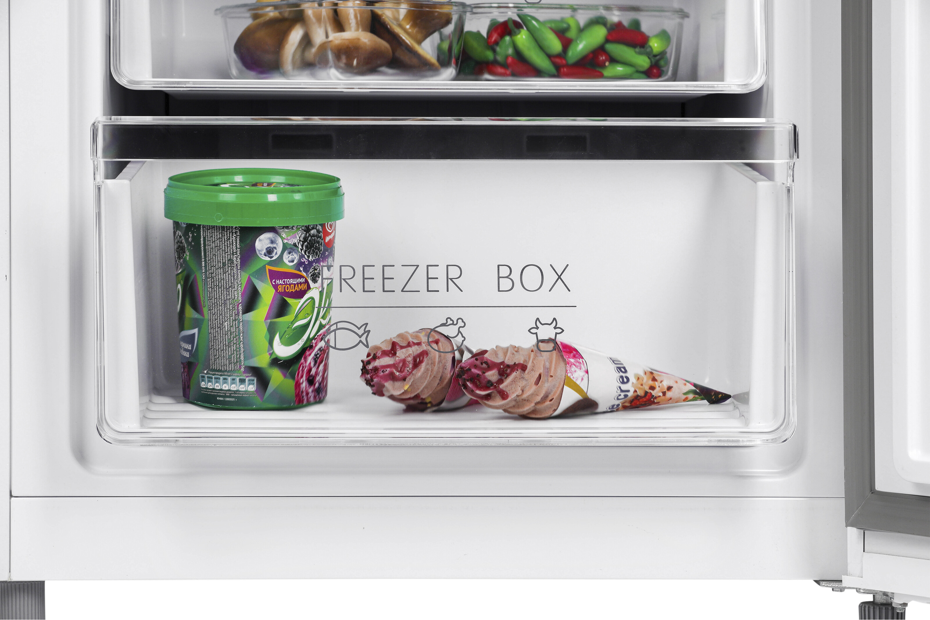 9944657 Холодильник с морозильником   Nordfrost RFC 390D NFW белый STDN-0054811 - Вид №13