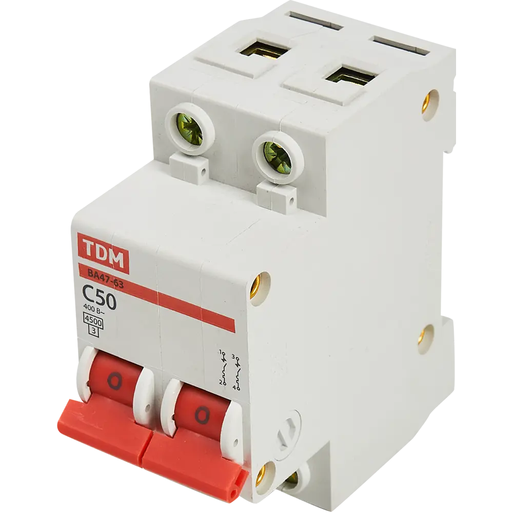 Автоматический выключатель TDM Electric 50А с защитой от перегрузок 84399492 STLM-0049265