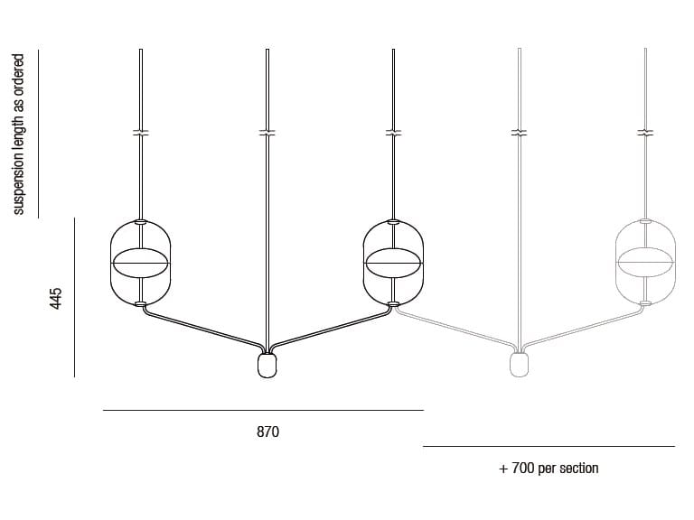 Светодиодный подвесной светильник из камня и стекла Rakumba Indre ARCH-00078865 - Вид №15