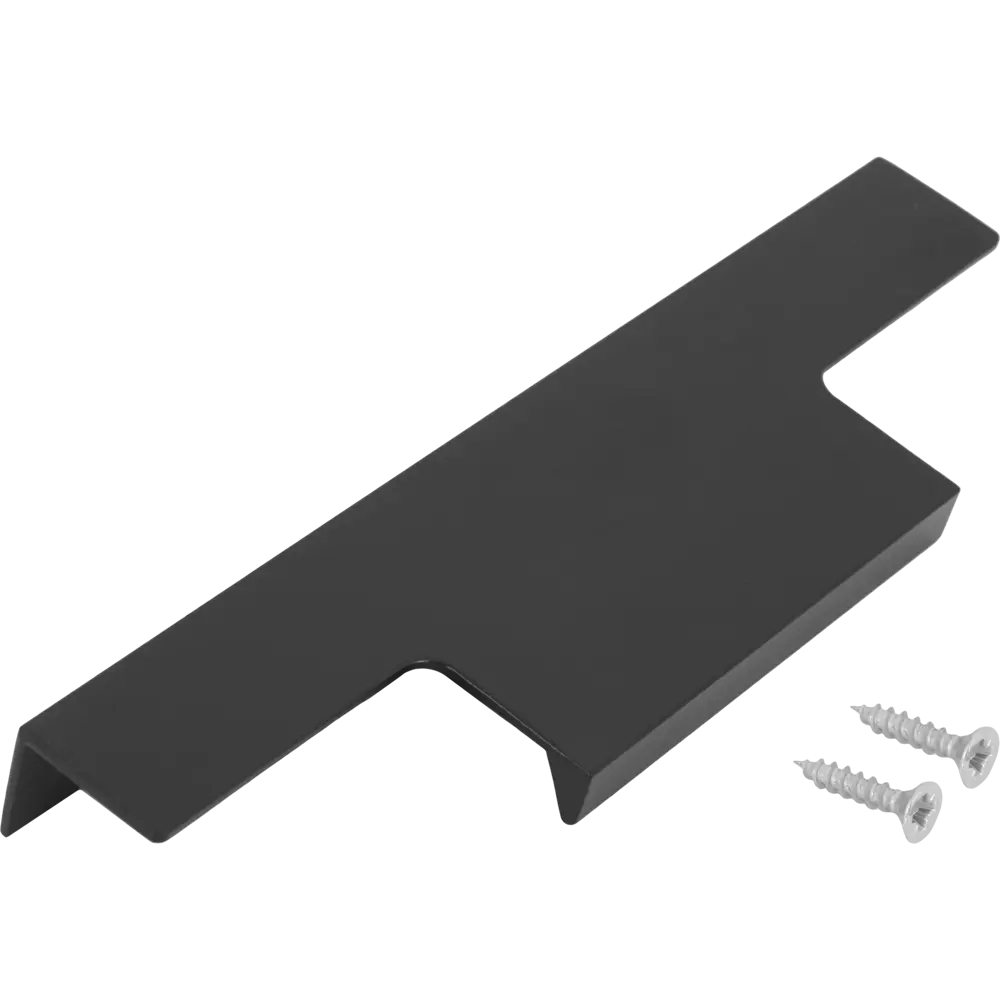 Мебельная ручка-профиль черная 146 мм Jet STLM-2031998 - Вид №2