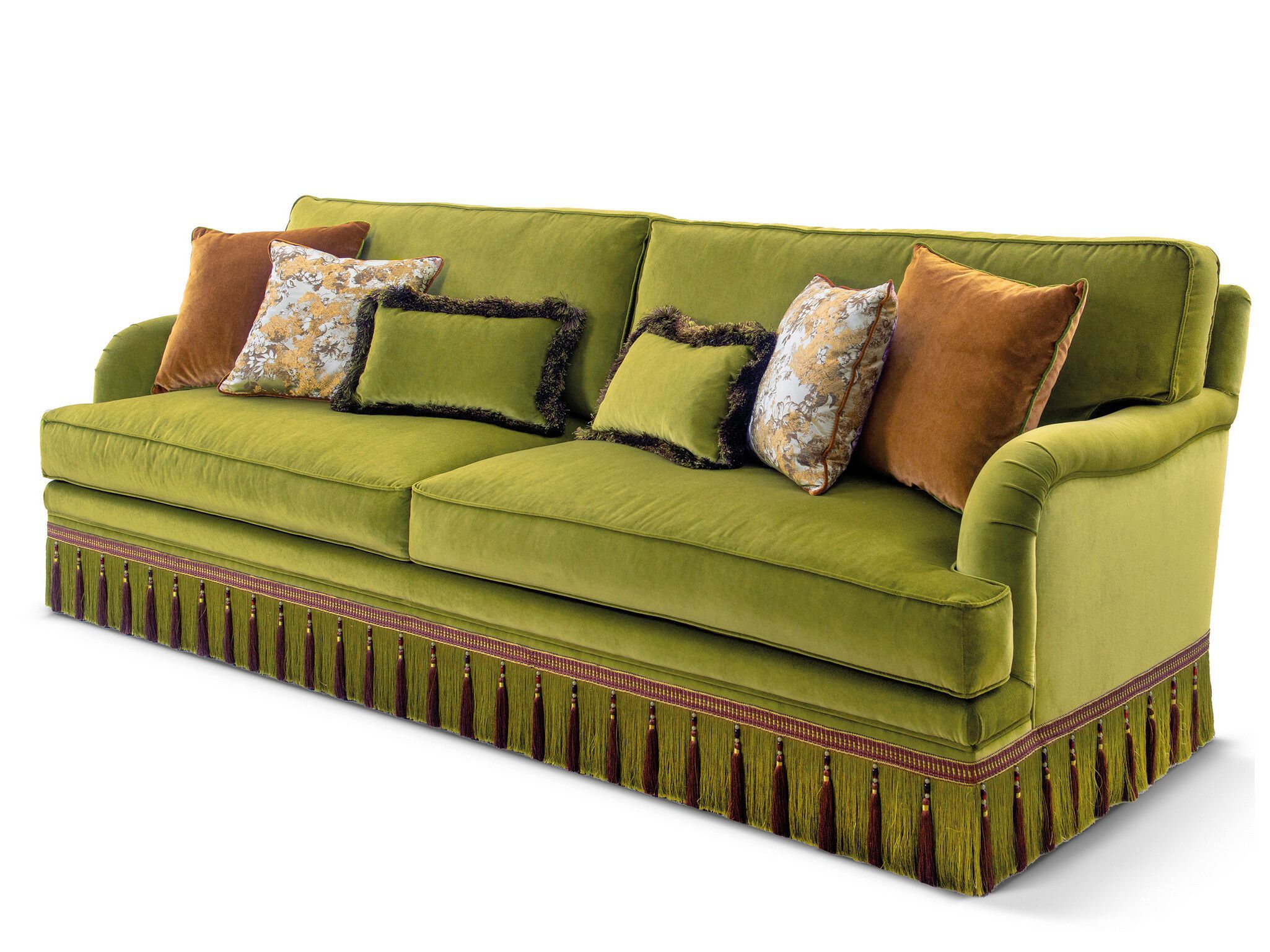 3-местный бархатный диван Bellotti Ezio Charming ARCH-00096872 - Вид №1