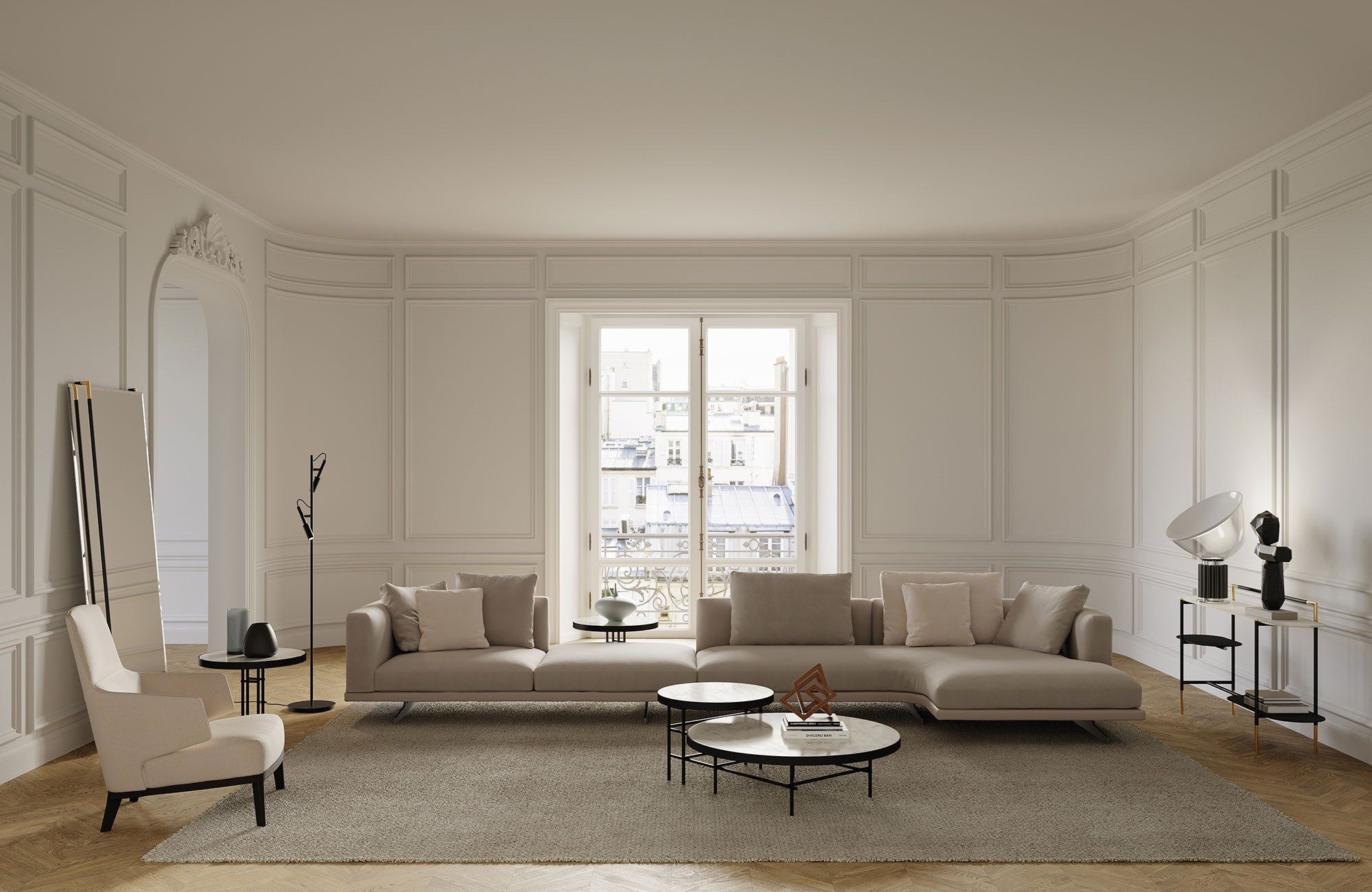 Кресло bergère с подлокотниками Frigerio Аманда ARCH-00055475 - Вид №6