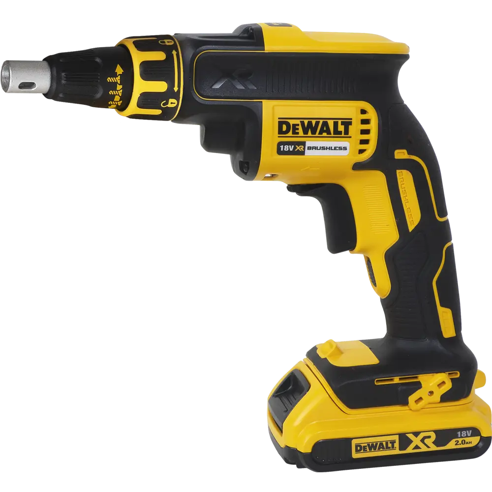Шуруповерт бесщеточный аккумуляторный по гипсокартону DeWalt DCF620D2K-QW, 18 В Li-ion 2х2 Ач STLM-2172312 - Вид №2