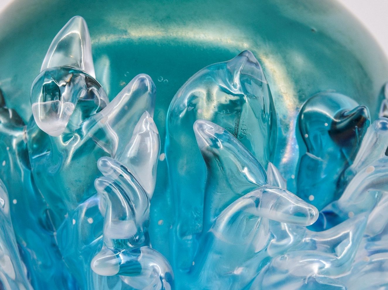 ВАЗа ручной работы из муранского стекла Wave Murano Glass плюм ARCH-00130209 - Вид №6