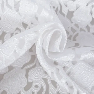 Тюль «Розочки», 280 см, цветы, цвет белый