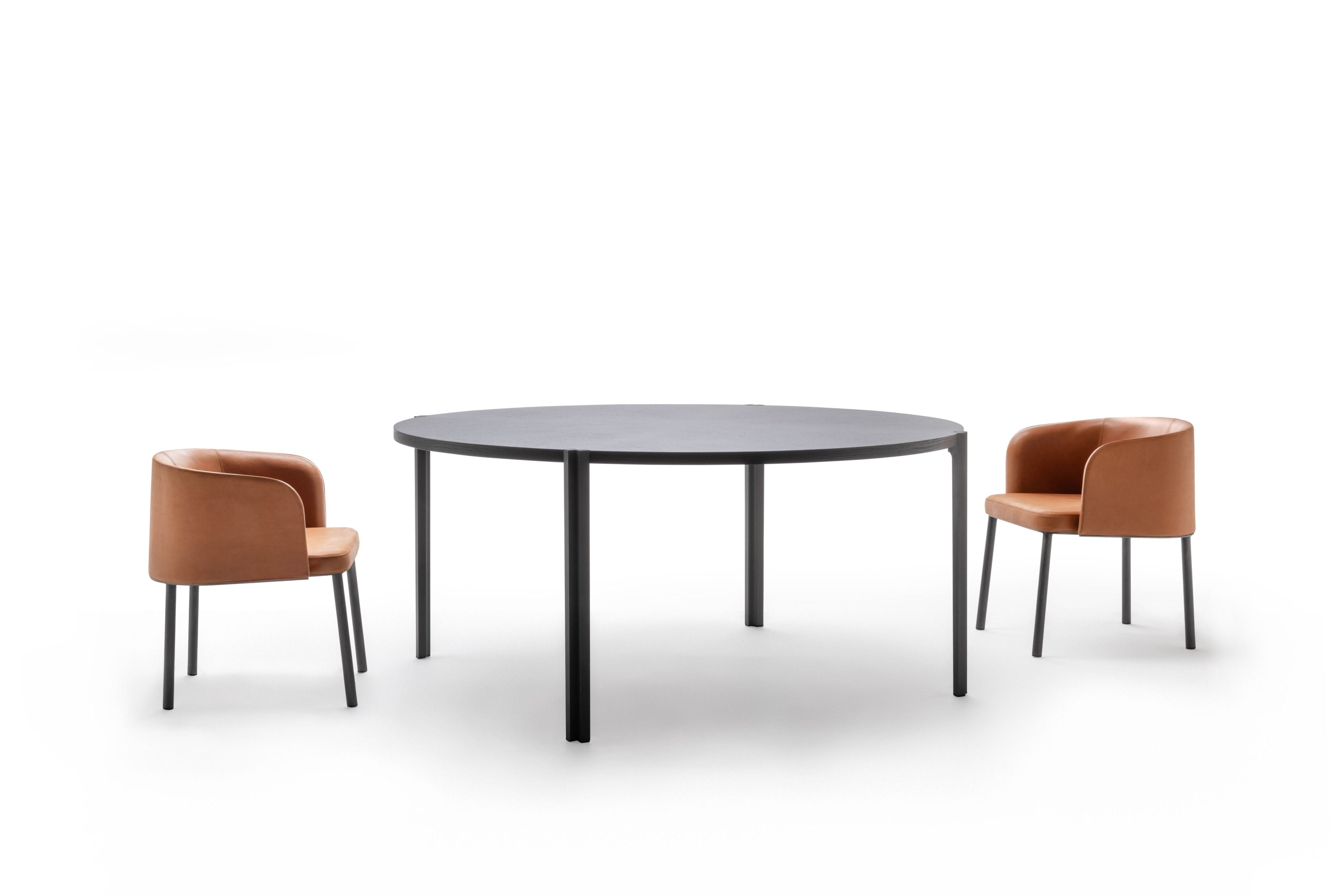 Кожаный стул с подлокотниками Living Divani JAM ARCH-00033446 - Вид №6