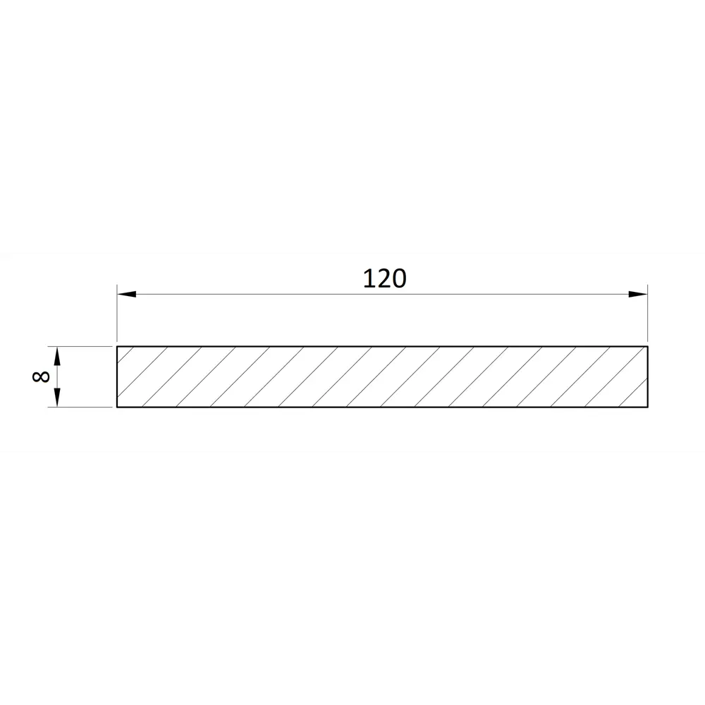 Добор Verda 8x120x2070 мм ламинация ПВХ цвет итальянский орех STLM-2094460 - Вид №2