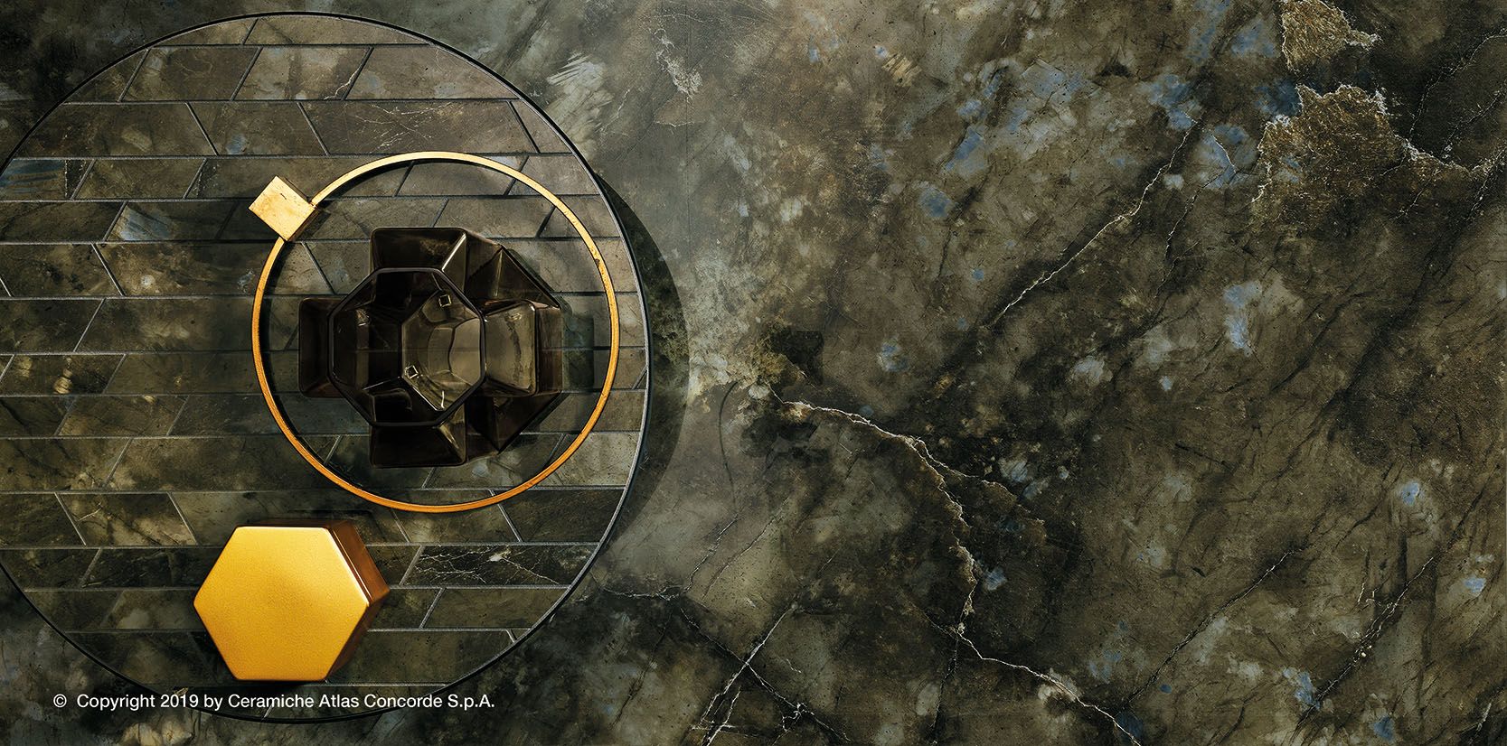 Пол из керамогранита с мраморным эффектом Atlas Concorde Marvel Dream ARCH-00135482 - Вид №19