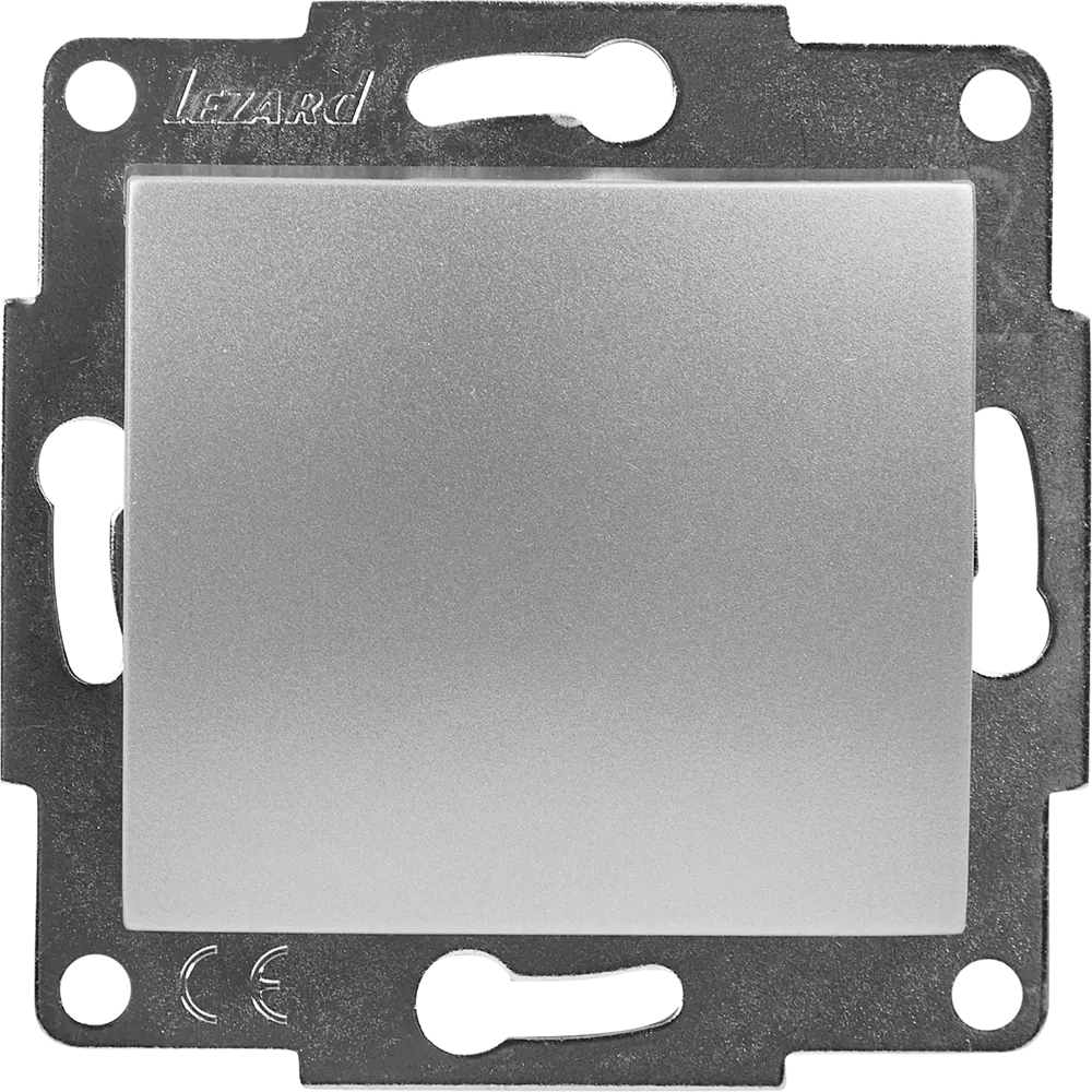 Выключатель Lezard Karina цвет матовый серый STLM-2138718 - Вид №1