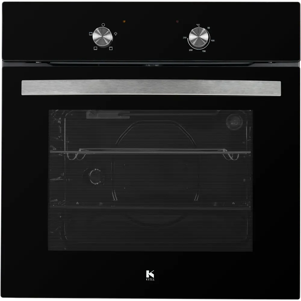 Электрический духовой шкаф Kitll KOB 6001 BLACK 59.5x59.5x53 см цвет чёрный STLM-2210063 - Вид №1