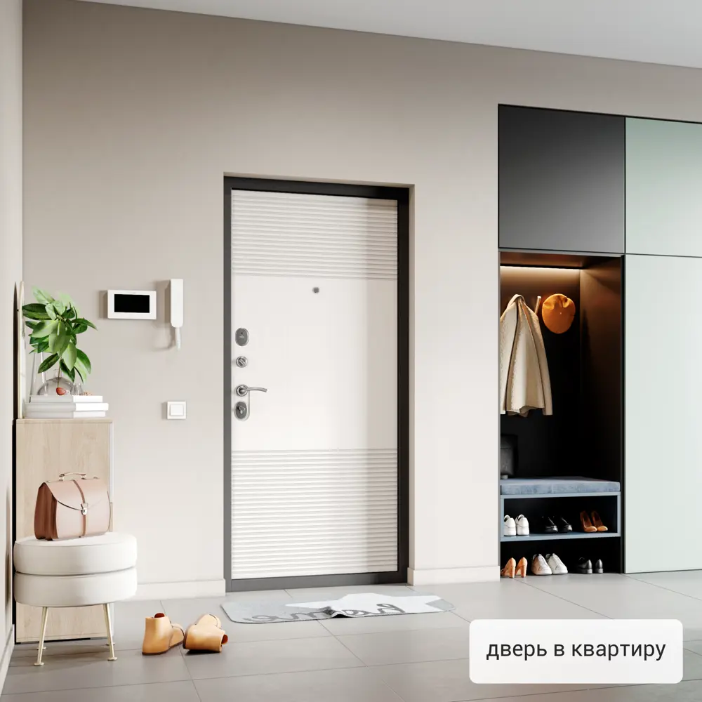 Дверь входная металлическая Ариста 960 мм правая цвет белый TOREX STLM-2073542 - Вид №16