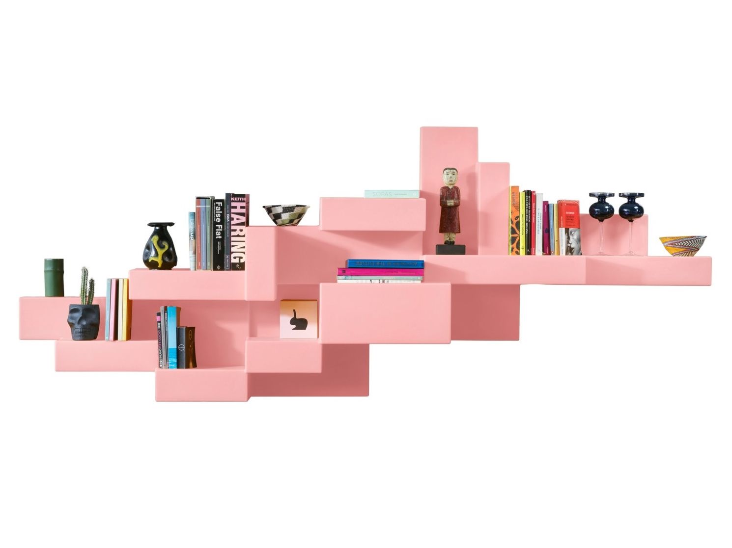 Подвесной книжный шкаф из полиэтилена Qeeboo Примитивная ARCH-00122855