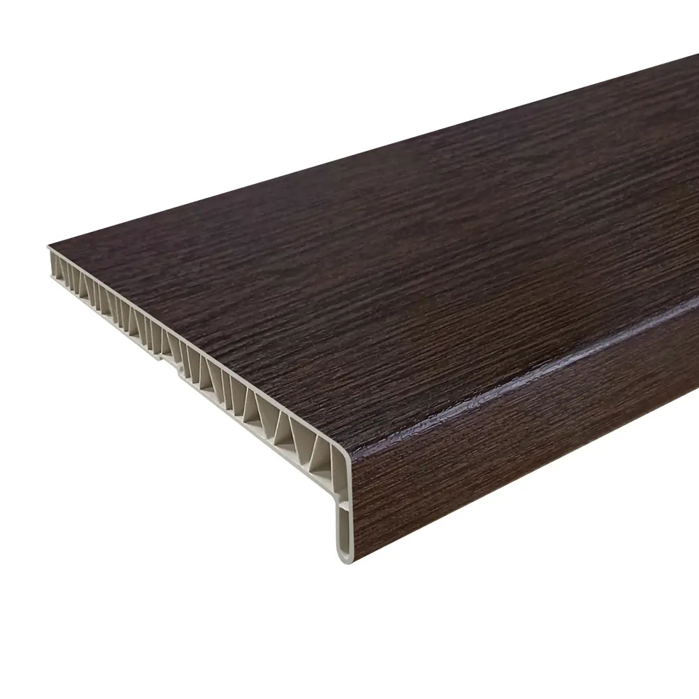 Подоконник FINEBER из ПВХ 1500x300 мм, цвет темный дуб 87893748 STLM-1509785