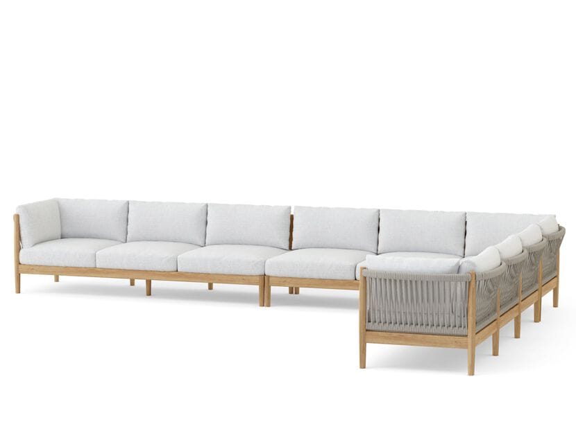 Садовый диван из тикового дерева Walters Georgica ARCH-00148883 - Вид №4